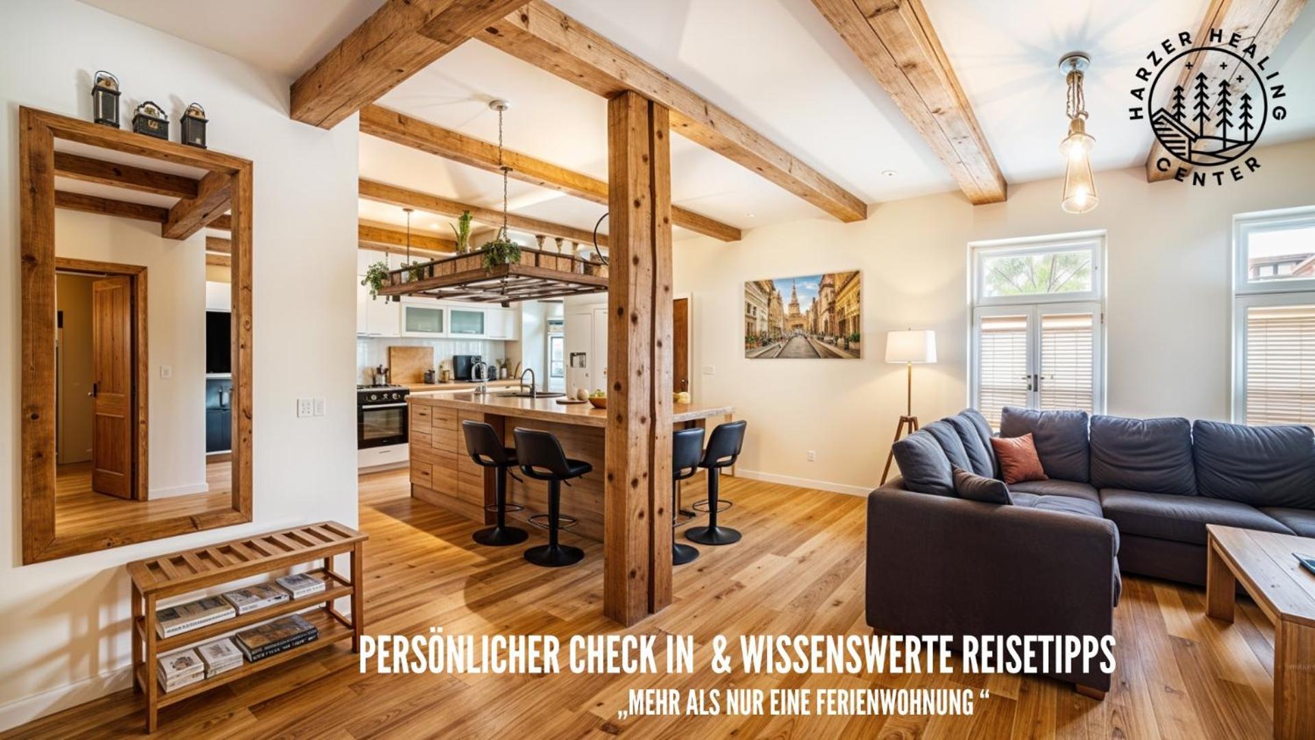 Harzer Healing Center 2024 Gemuetliche Landhauswohnung Mit Fussbodenheizung,Xxl Kochinsel,Xxl Regenduschen,Modern,Hochwertig,Persoenlich,Vollausgestattet Elbingerode  Eksteriør billede