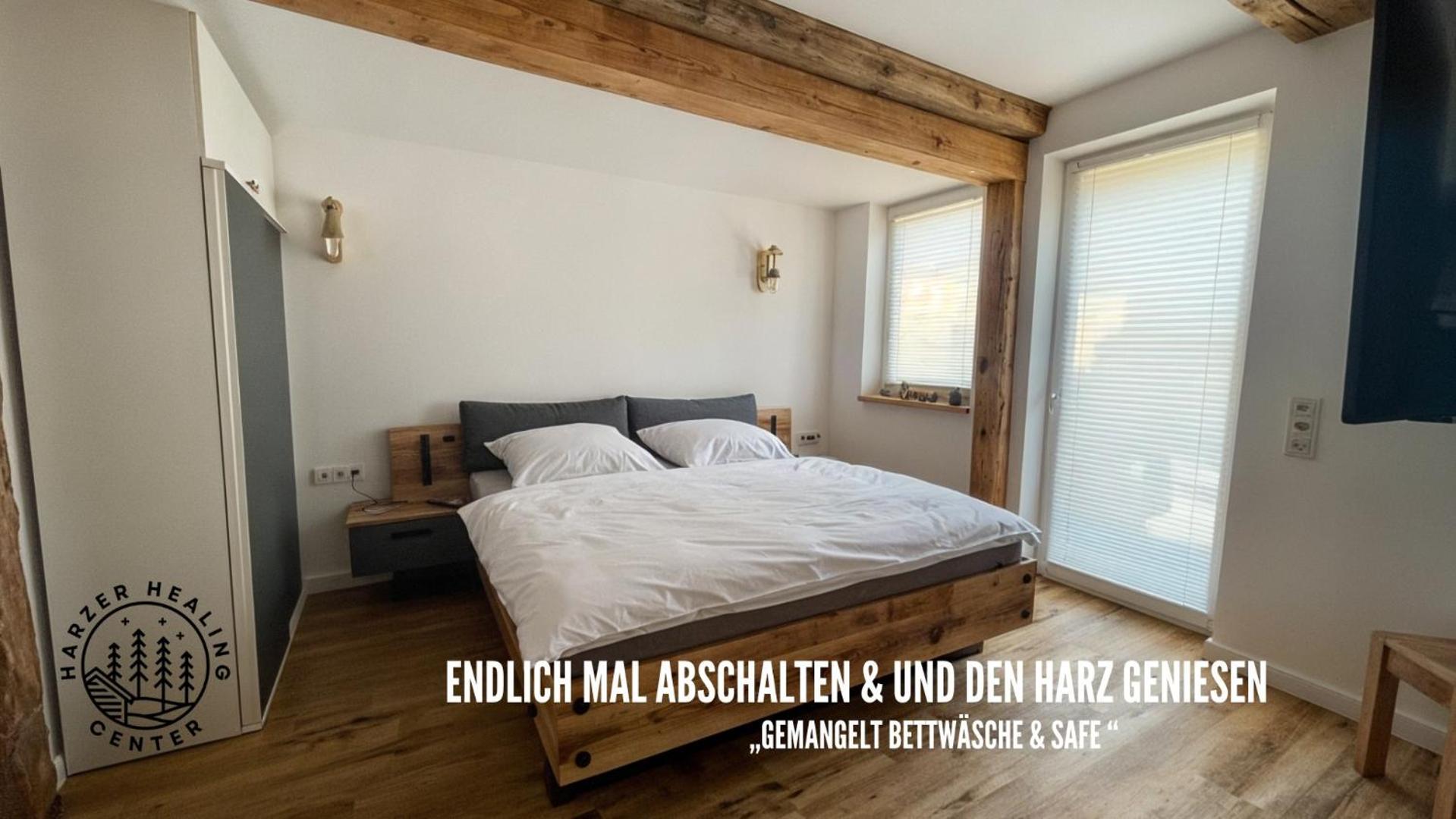 Harzer Healing Center 2024 Gemuetliche Landhauswohnung Mit Fussbodenheizung,Xxl Kochinsel,Xxl Regenduschen,Modern,Hochwertig,Persoenlich,Vollausgestattet Elbingerode  Eksteriør billede